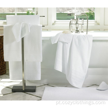 Toalhas de chuveiro de banheiro de algodão para hotel
